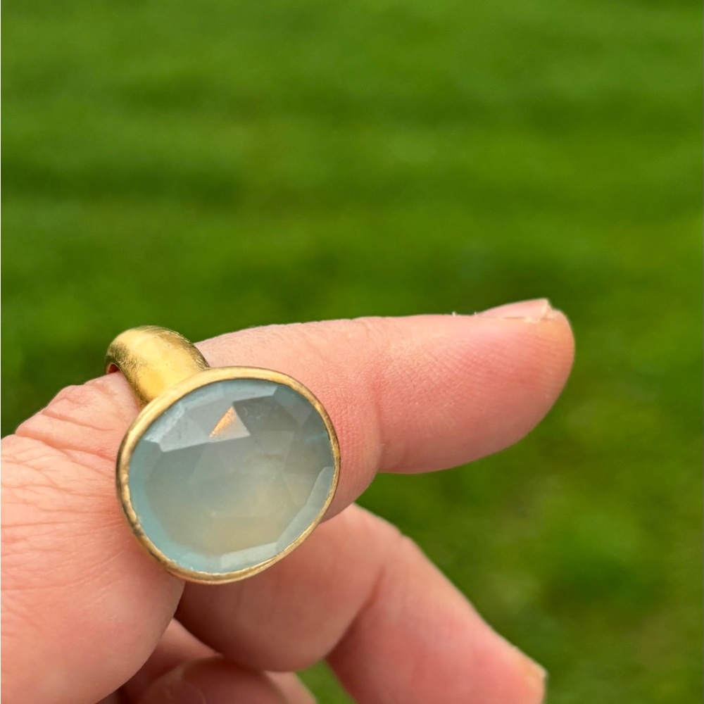 Ananda Soul Aquamarine Women's Ring - Size 7️⃣ | *Fast Shipping* - Picture 7 of 9